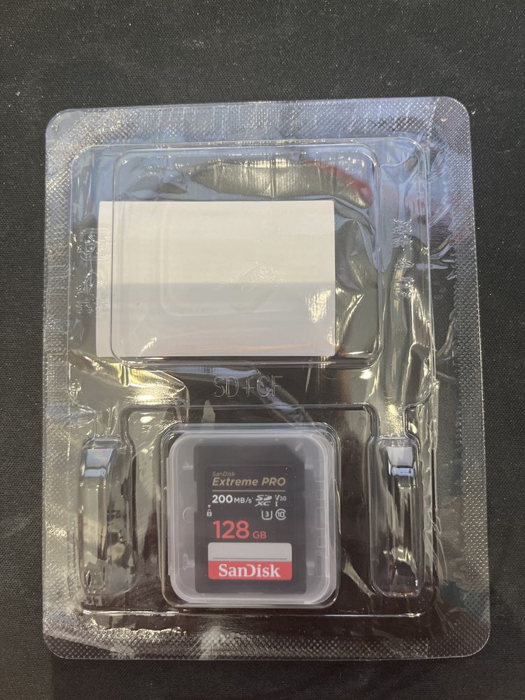 Cartão de memória SD 128GB sandisk extreme pro