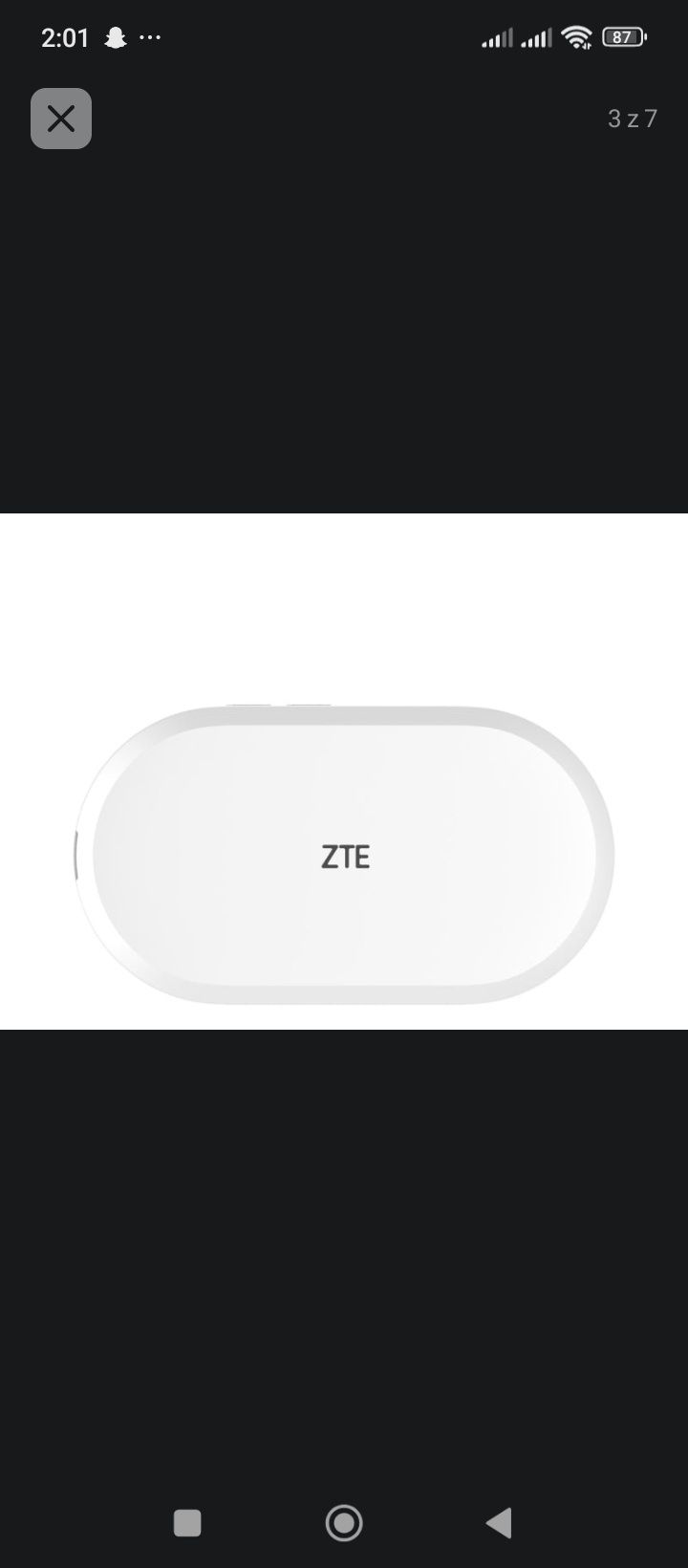 Mobilny router besprzewodowy ZTE U120 (LTE, WiFi6 AX)ZTE U10 (LTE, WiF