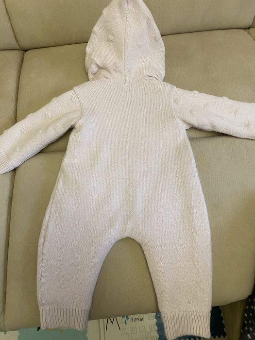 Ком ибінезон для нов  онародженого  в'язка 6-9 Baby my 4045 -рожевий