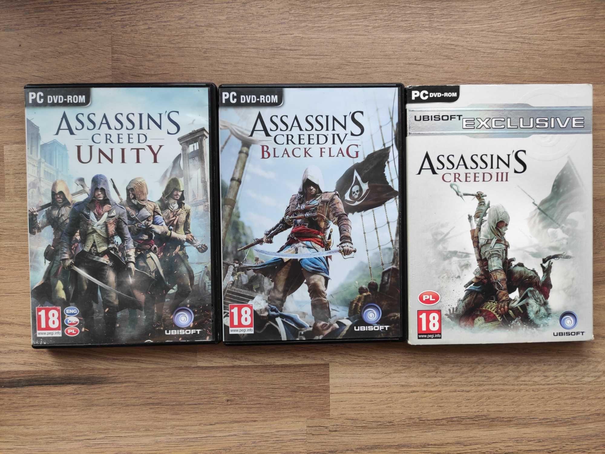 Assassin's Creed PC Kolekcja Dodatki Zestaw Gier