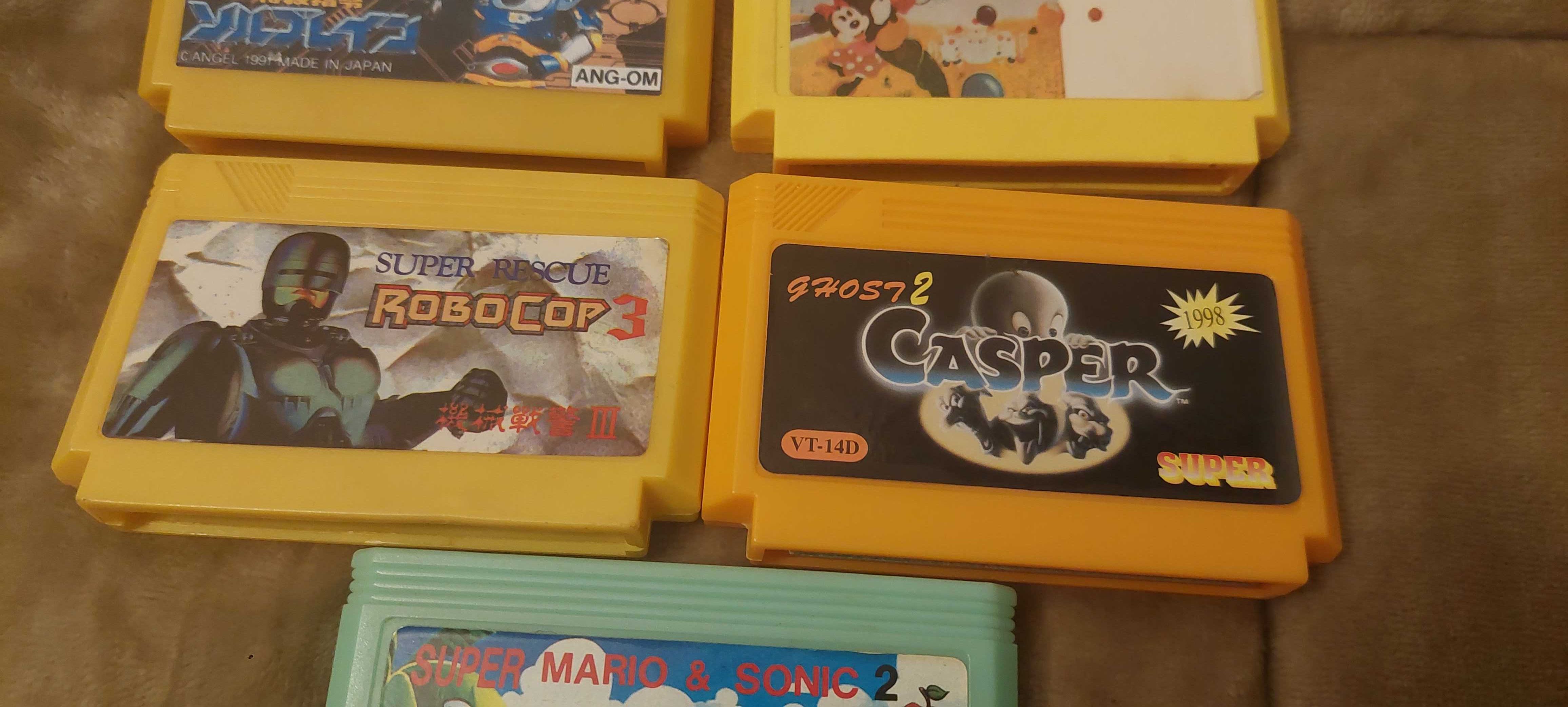 Lote jogos Famiclone/Famicom/Family Game