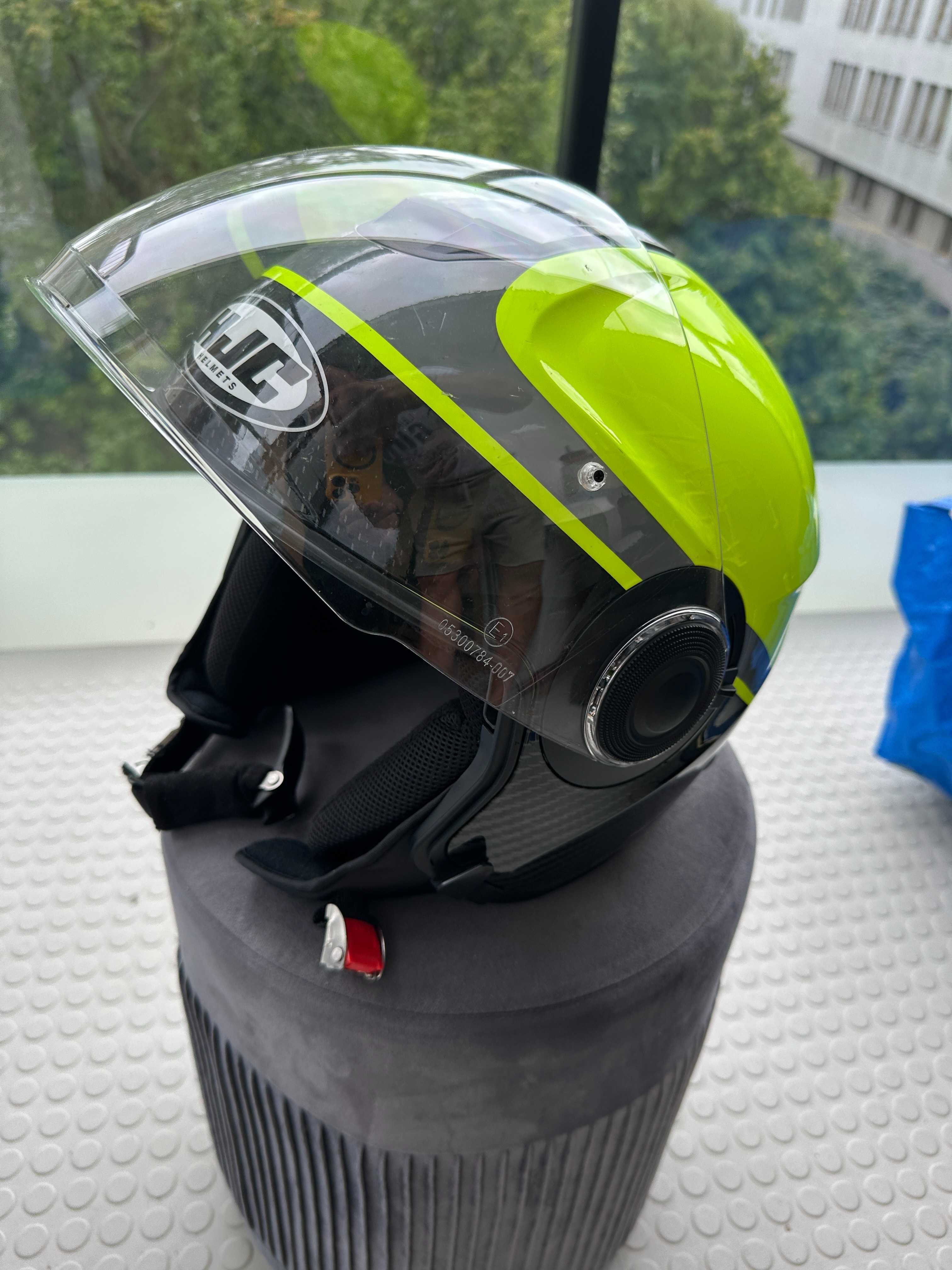 Stylowy i solidny kask motocyklowy otwarty HJC i40N
Rozm. L