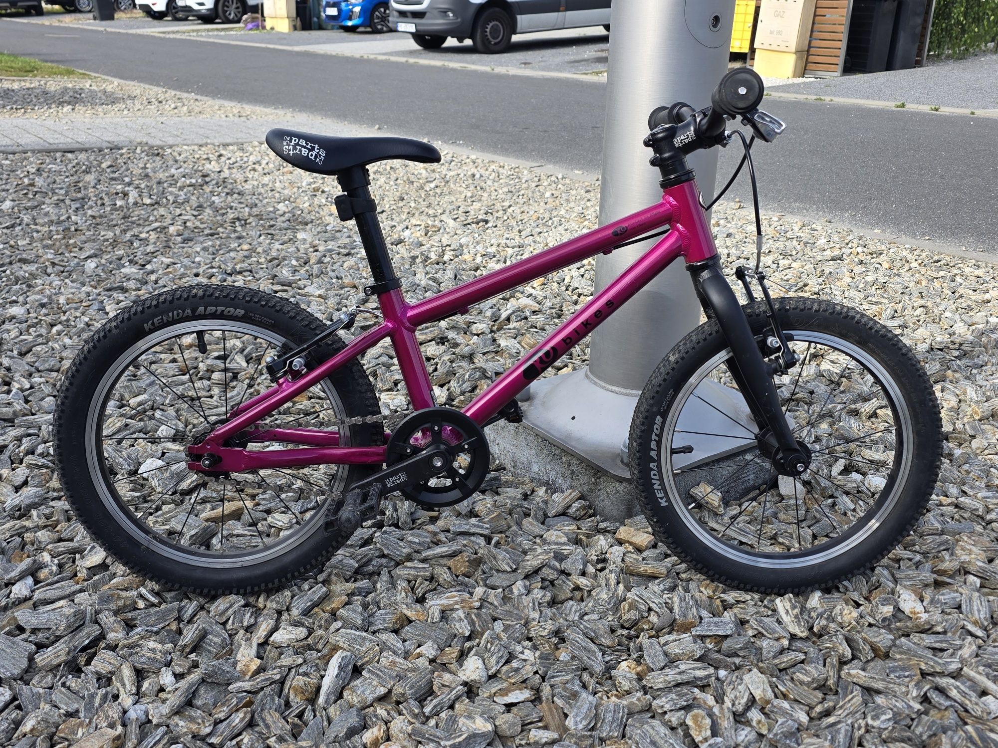KUbikes rower 16 cali różowy fioletowy