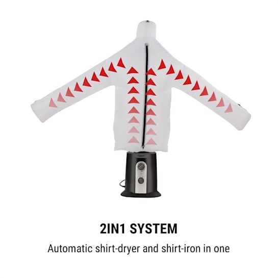 Automatyczna suszarka do koszul 850W 2w1 do 65°C OneConcept NOWA