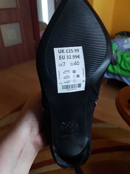 Nowe buty na obcasie firmy New Look rozmian 40, Vegan Made.