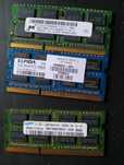 Pamięć ram 8GB do laptop 4szt. po 2gb