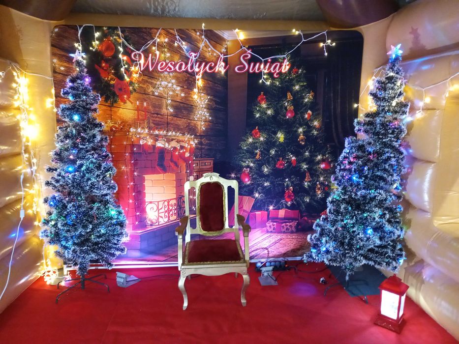 Imprezy z Mikołajem, zimowe dekoracje, dmuchańce, animacje, snowtubing