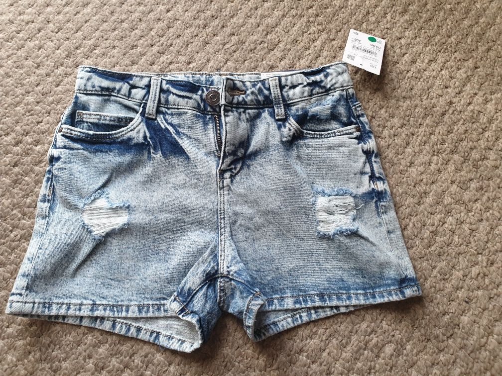 Krótkie spodenki jeans C&A nowe z metką xs