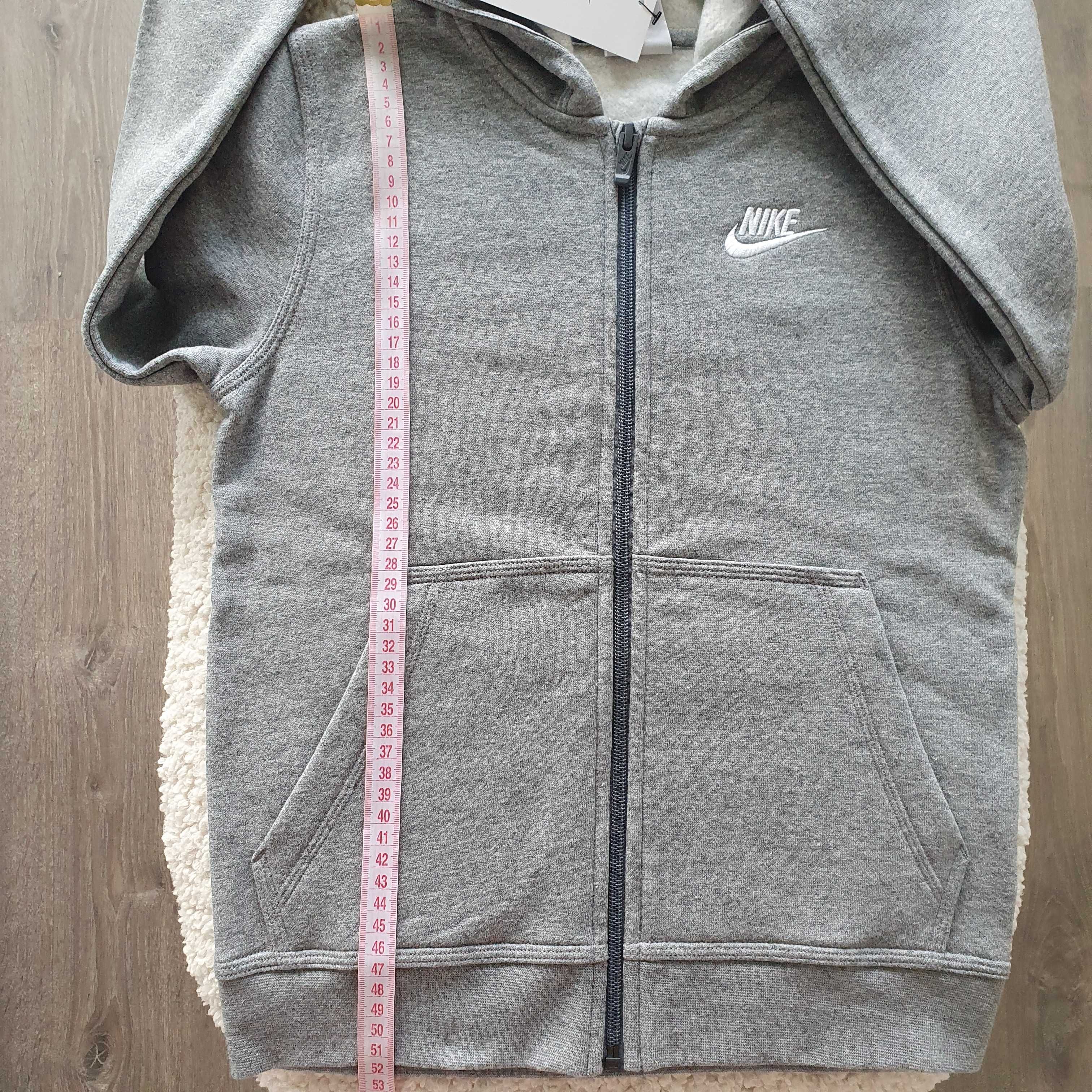 Nike Hoodie com fecho para criança, novo, tamanho S, 128-137cm