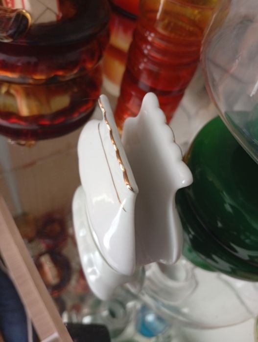 Serwetnik Chodzież porcelana PRL