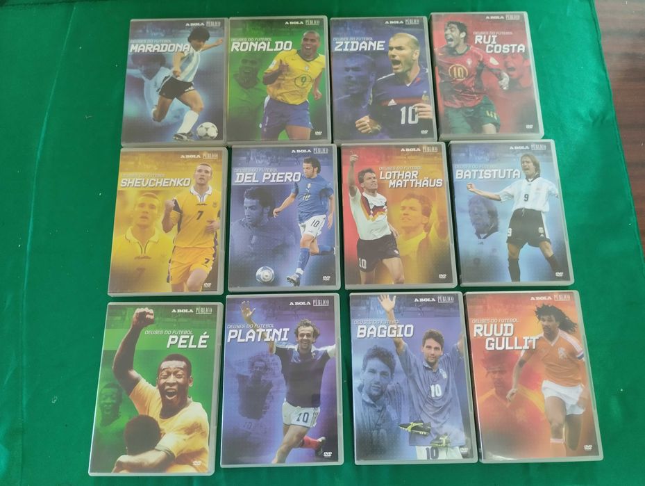 Deuses do Futebol 12 DVDs
