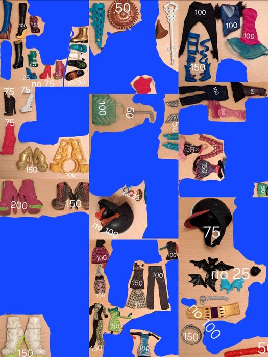 Аксесуары для кукол монстр хай, Monster High, одежда, обувь,украшения