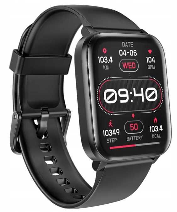 Smartwatch T63B – premium z monitorem tętna, powiadomieniami ttst1553