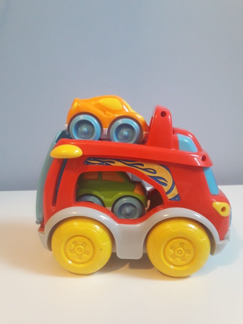 Auto laweta + dwa samochodziki