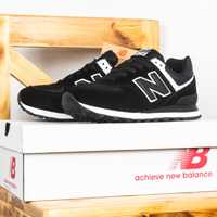 Кросівки New Balance 574 чорні з білим, з 36 по 41