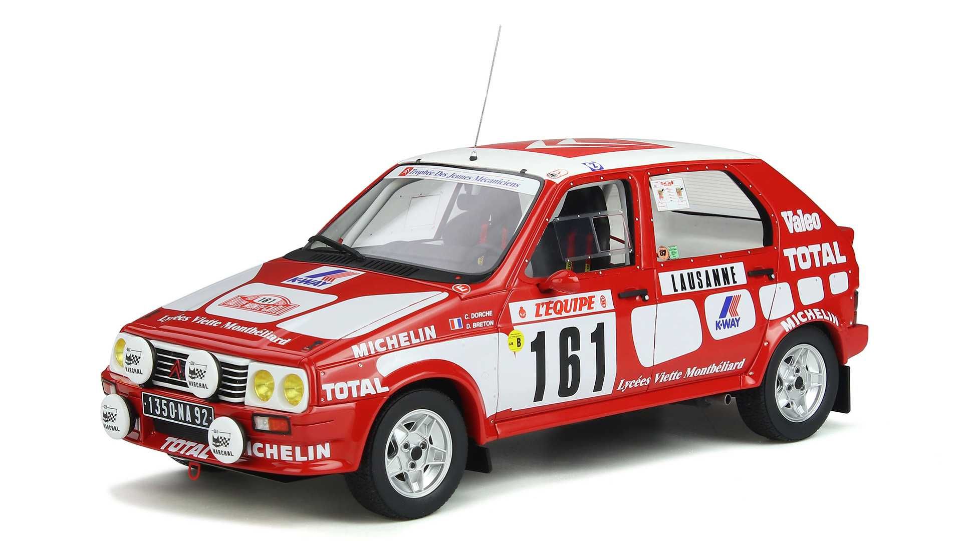 Model 1:18 Otto Citroen Visa 1000 Pistes #161 Rally Monte Carlo 1987