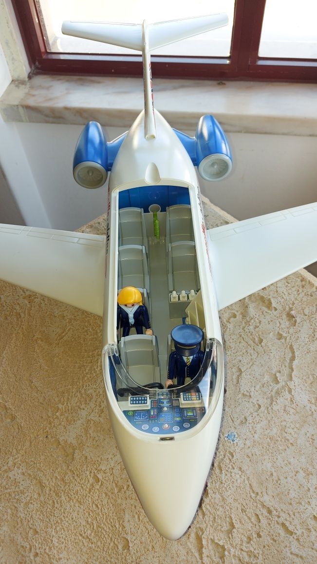 Avião passageiros playmobil