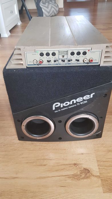 Subwoofer Pioneer TS-WX205, wzmacniacz Magnat