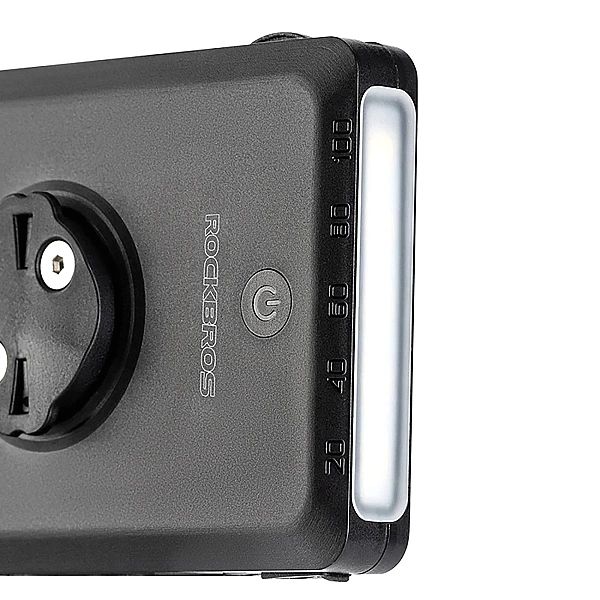 Lampka rowerowa Rockbros JP008 przednia pod licznik z powerbankiem 500