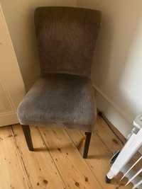 Cadeira de Veludo Cinzento Antracite - Muito confortável