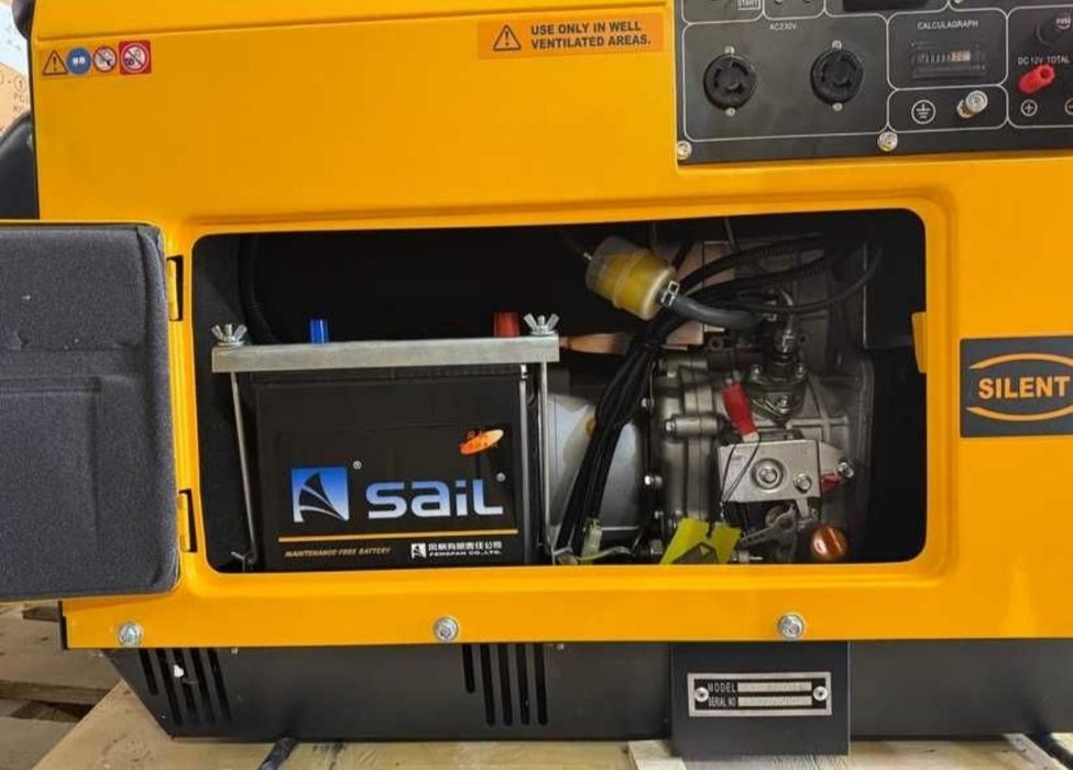 ТОП в ТОПах!Дизельный генератор AZB Kipor KDE7000T на 5 кВт