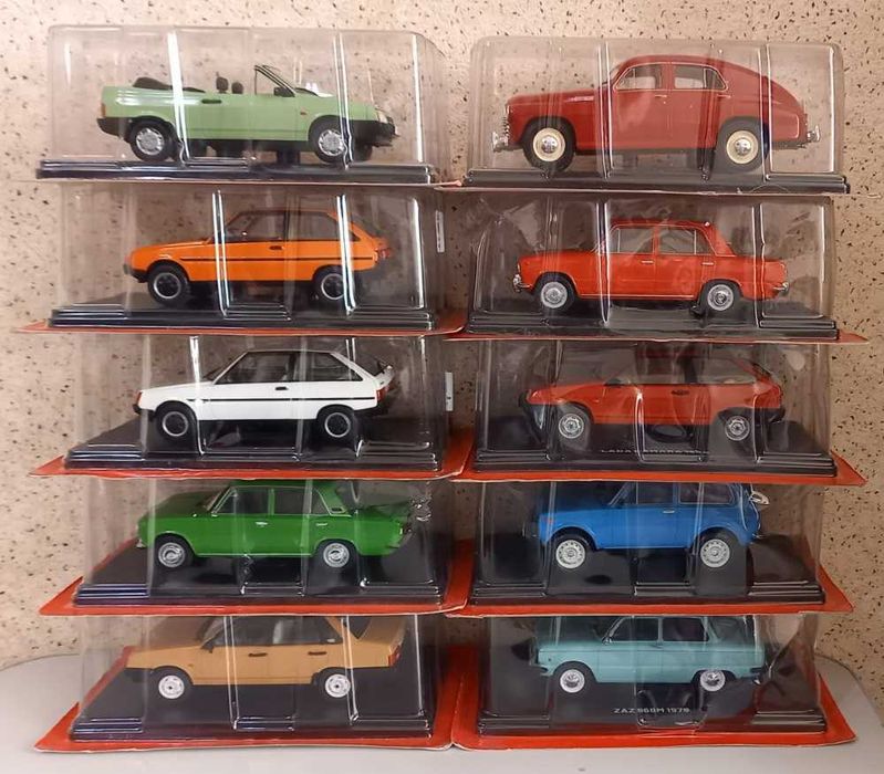 Модель в масштабе 1:24 - ГАЗ, ВАЗ, ЗАЗ, ИЖ, Москвич, УАЗ,  BMW