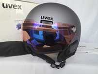 Kask narciarski Uvex Hlmt 500 Visor V Vario Strato Mat L 59-62cm
