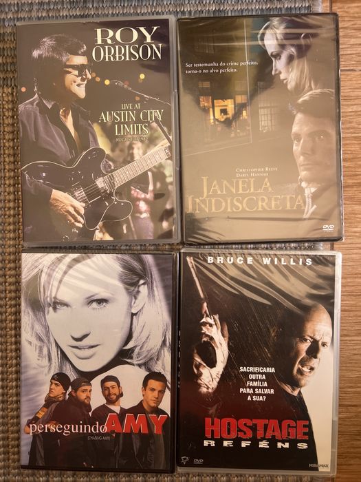 Dvd roy orbinson janela indiscreta perseguindo amy hostage