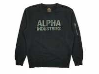 ALPHA INDUSTRIES Bluza Męska Crew Neck Logowana r. M