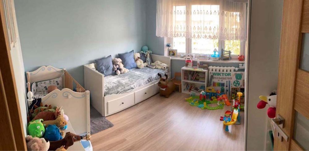 Mieszkanie 2-pokojowe z zabudowanym balkonem jako 3 pokój.