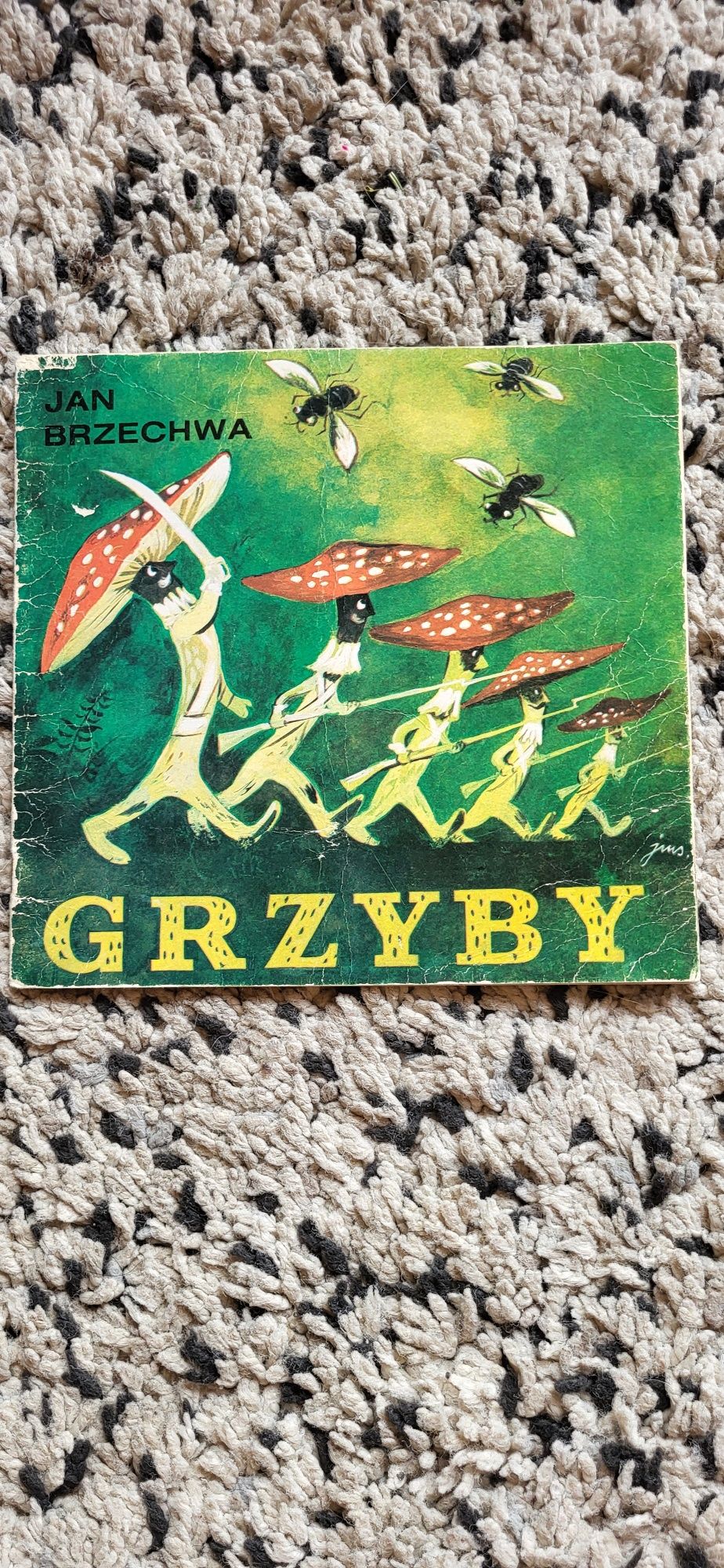 Grzyby Jan Brzechwa vintage prl