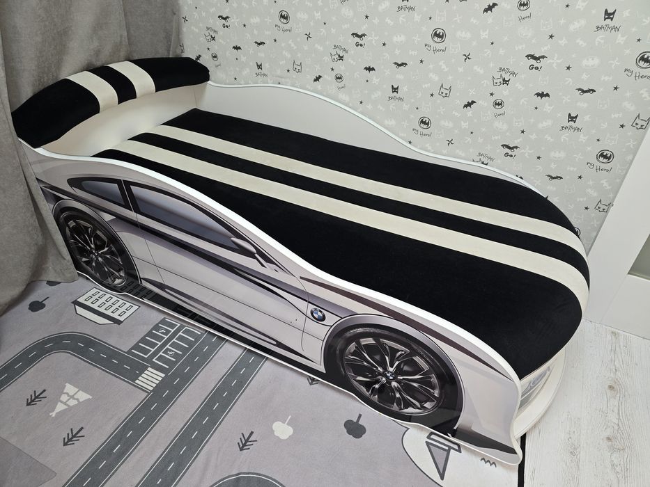 Дитяче ліжко-машинка BMW спальне місце 71,5см на 155 місце см