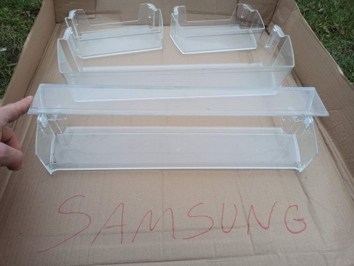 półka na drzwi balkonik butelki napoje lodówka Samsung no frost rb31
