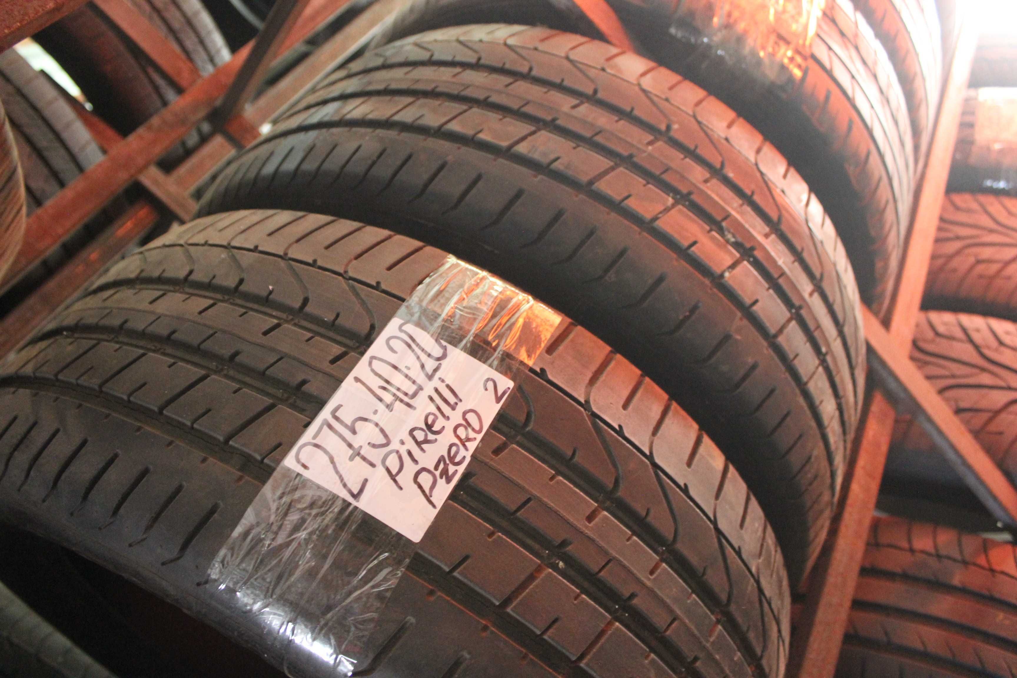 275-40-R20 PIRELLI PZERO 2 штуки пара летней резины GERMANY