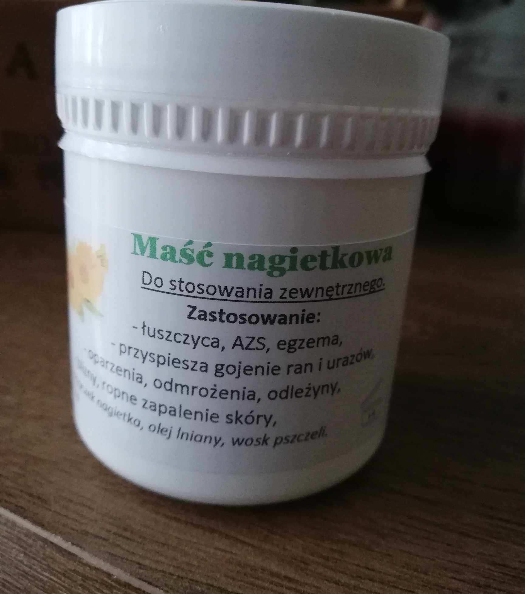 Zestaw maść nagietkowa, naturalna 100ml + 2 maści nagietek po 30ml