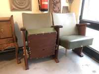 Cadeiras de cinema restauradas