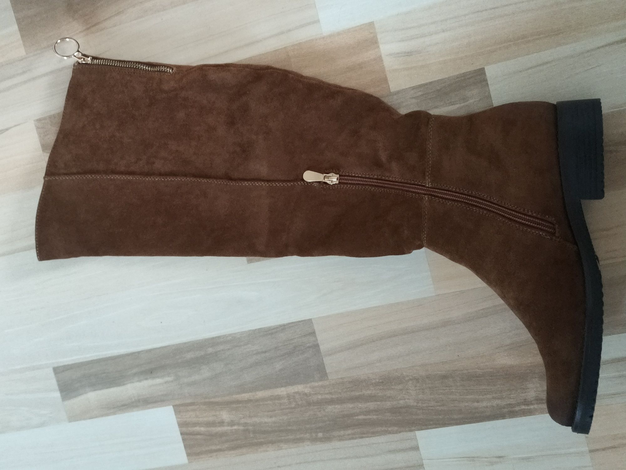 Kulig rude /brąz KOZAKI długie wiosna/jesień/zima nowe rozm. 39