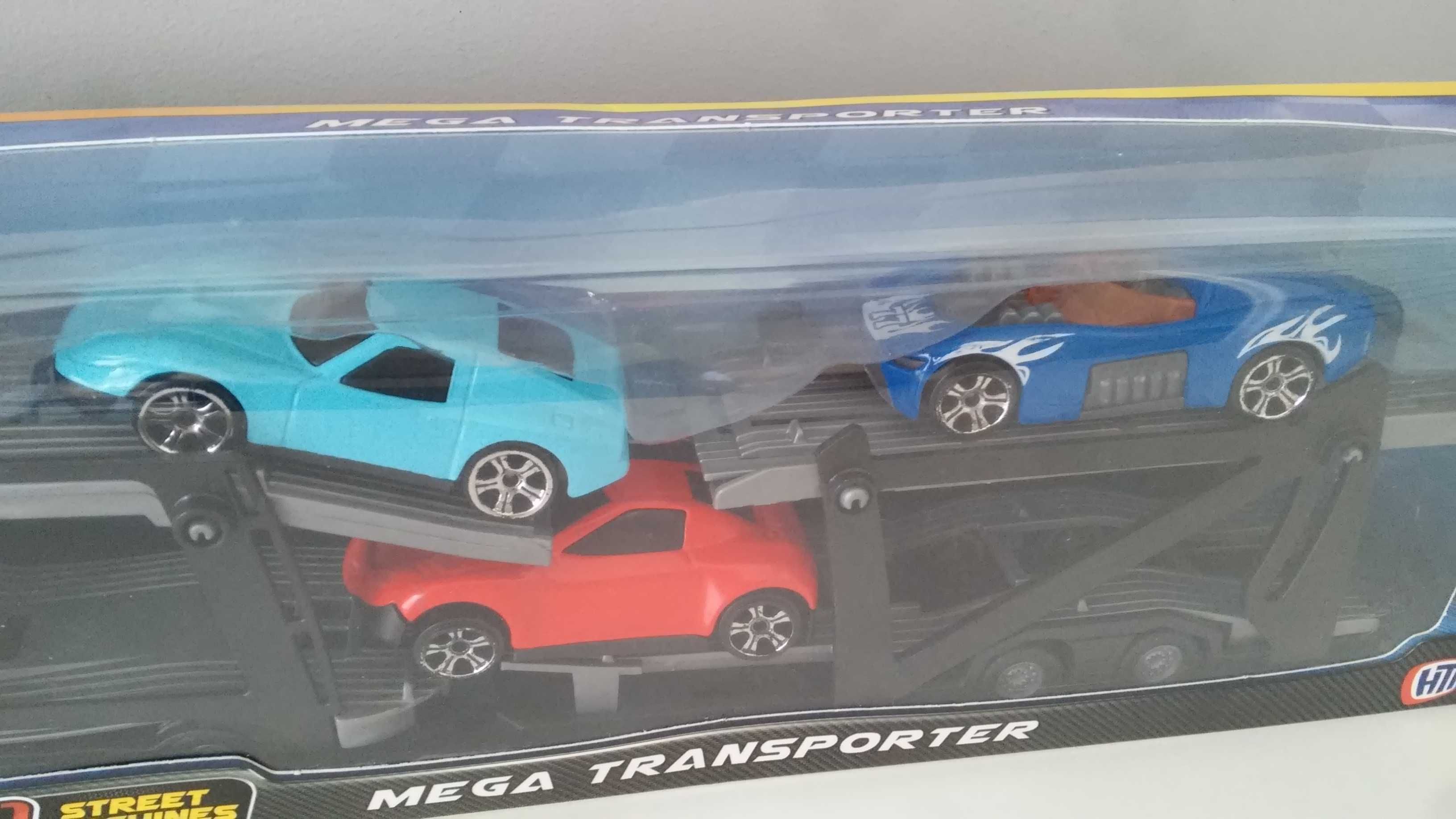 TEAMSTERZ mega transporter LAWETA z naczepą TIR Street Machine ZESTAW