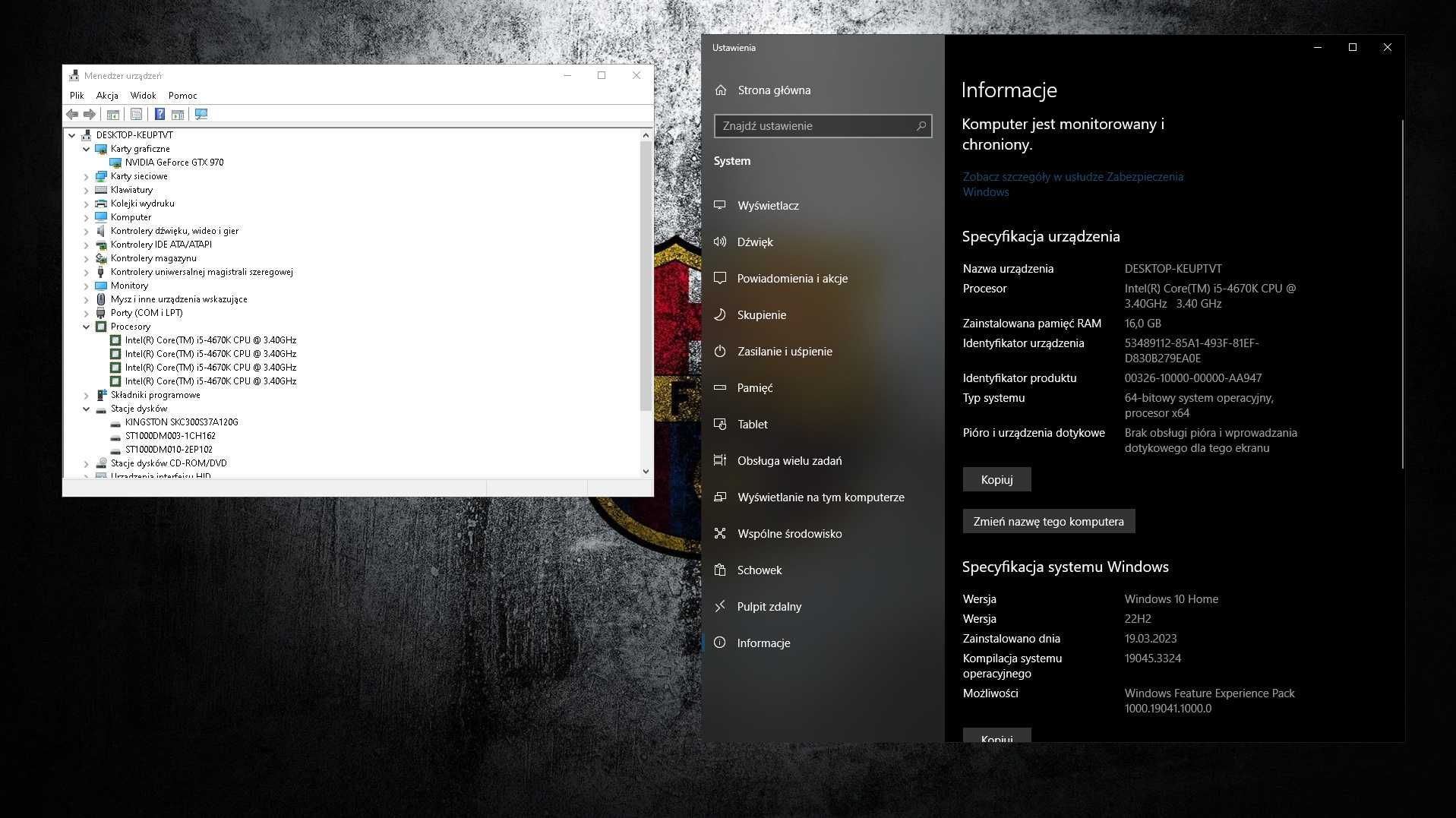 Komputer Nvidia/Intel i5/16gb/Windows 10/dodatki/monitor gratis OKAZJA