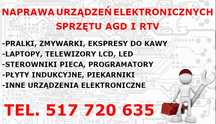 Naprawa pralek, zmywarek, ekspresów, telewizorów, sterowników