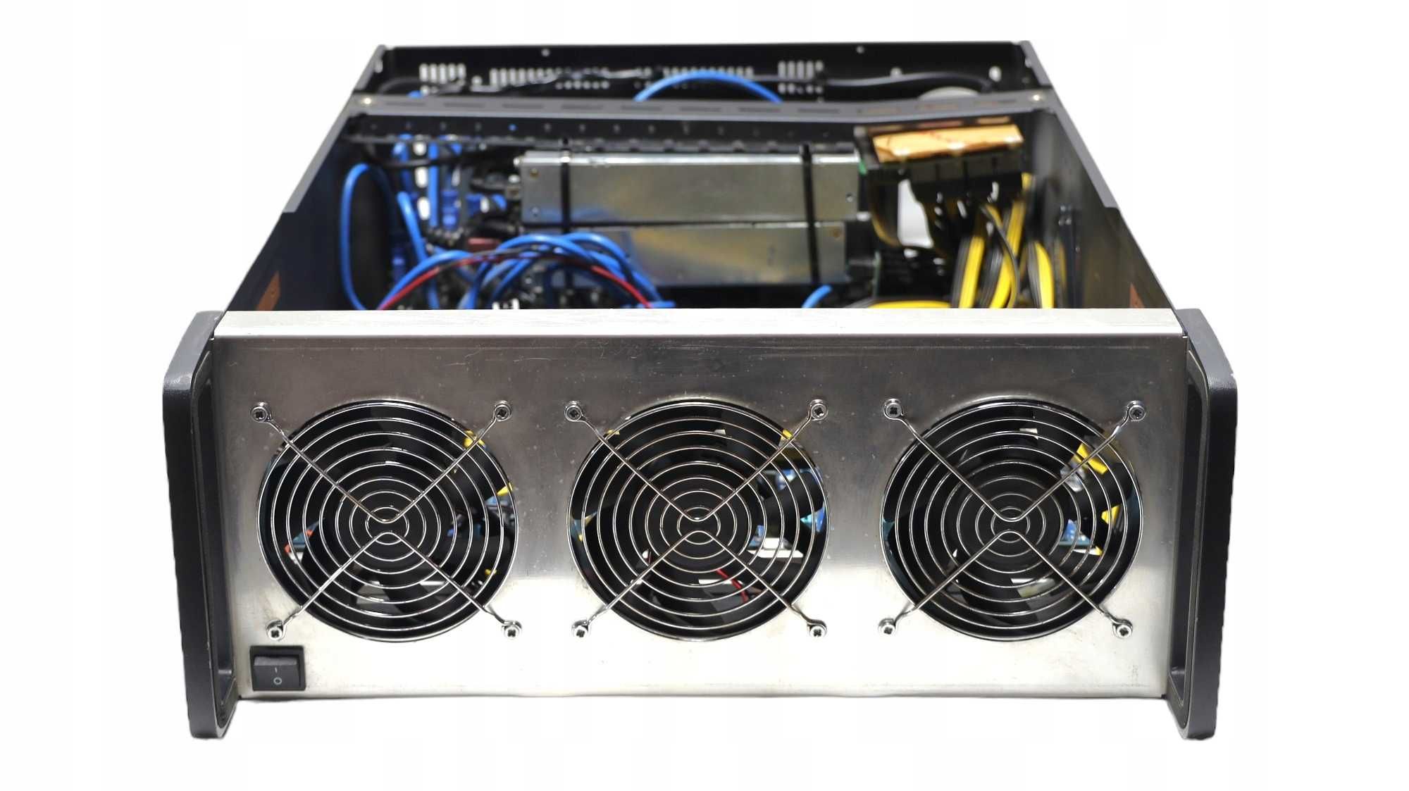Obudowa koparki kryptowalut 10 kart graficznych BOX