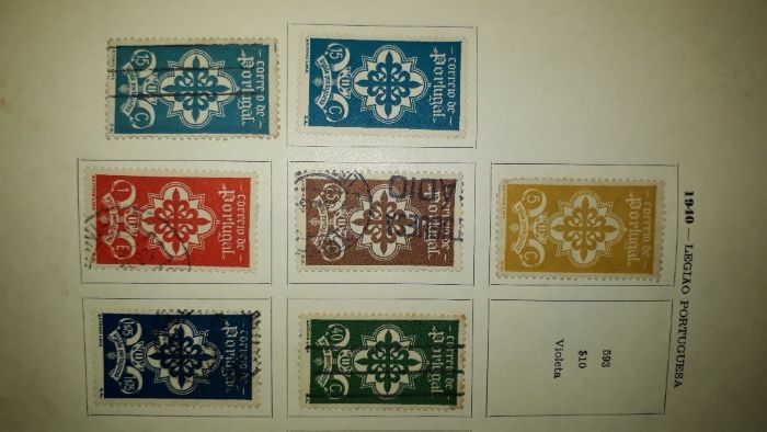 Selos de Portugal - Coleção incompleta de 1853 a 1977 (Novos e Usados)