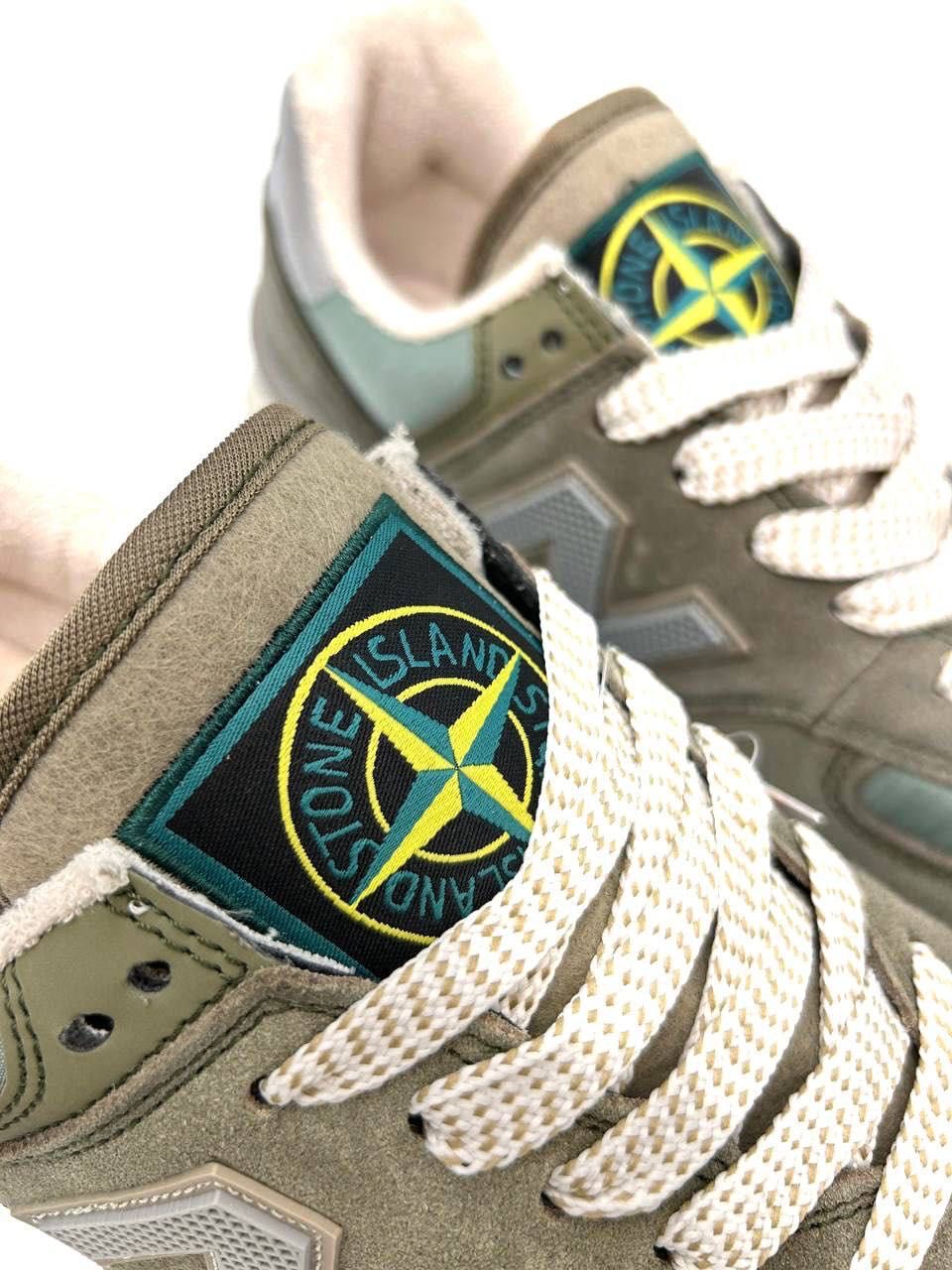 New Balance 574 Legacy Stone Island (хакі)