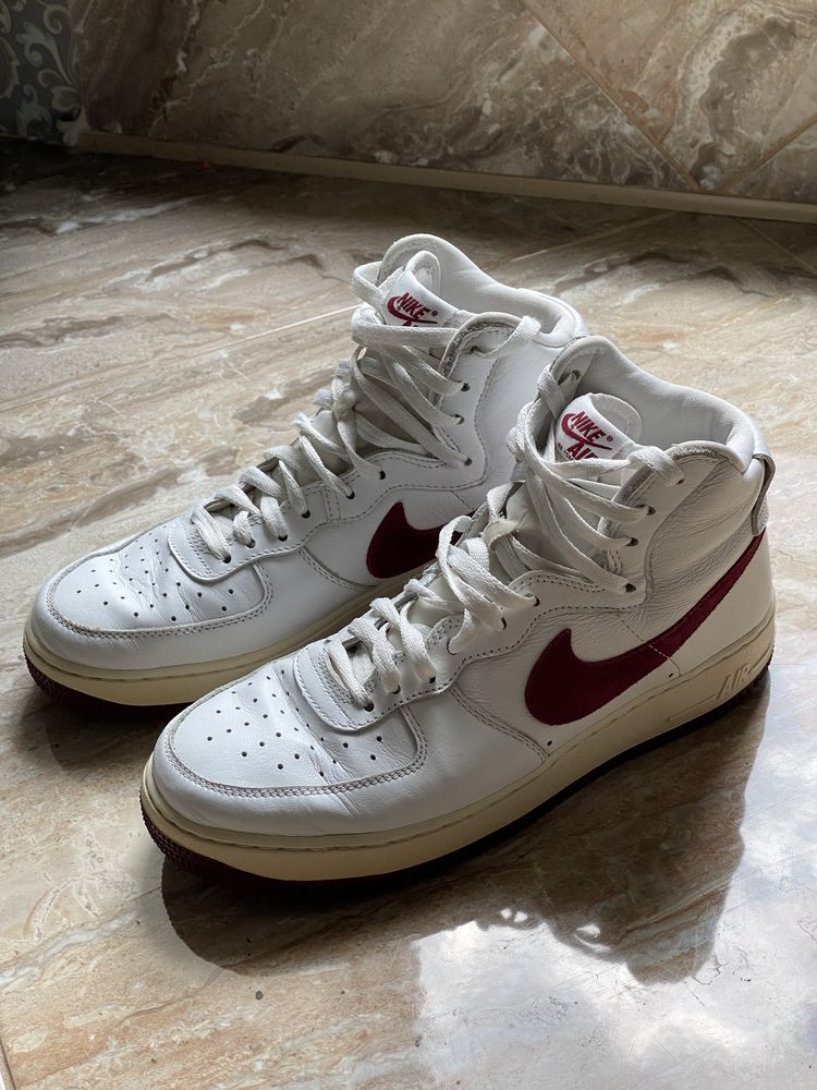 Nike Air Force 1 (white-red) 27,5cm