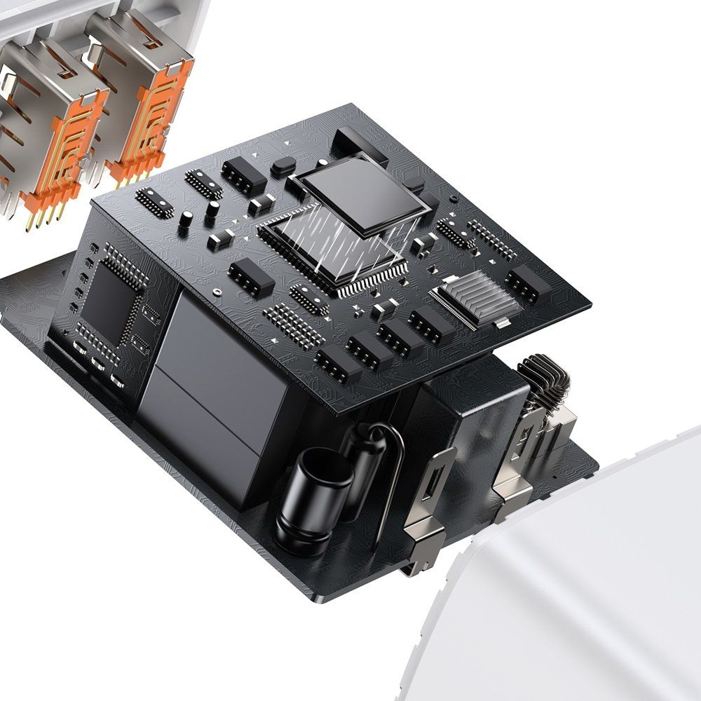 Baseus Ładowarka Sieciowa 2X Usb I C Do Qc 3.0 30W