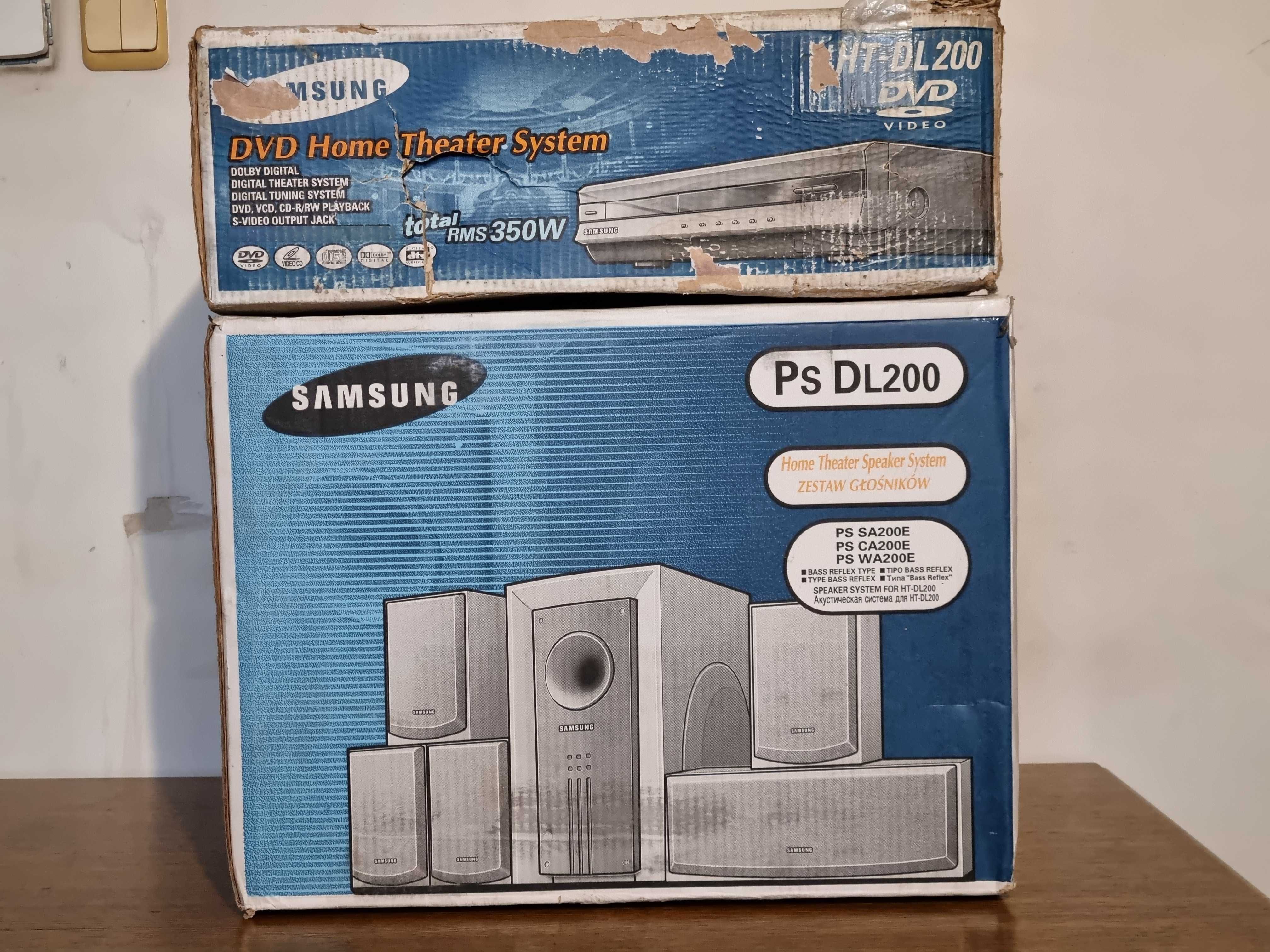 System kina domowego 5.1 SAMSUNG HT-DL 200 (z lat 2000) NOWY
