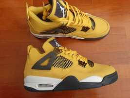 Nike Jordan 4 Retro Lightning amarelas, tam. 44