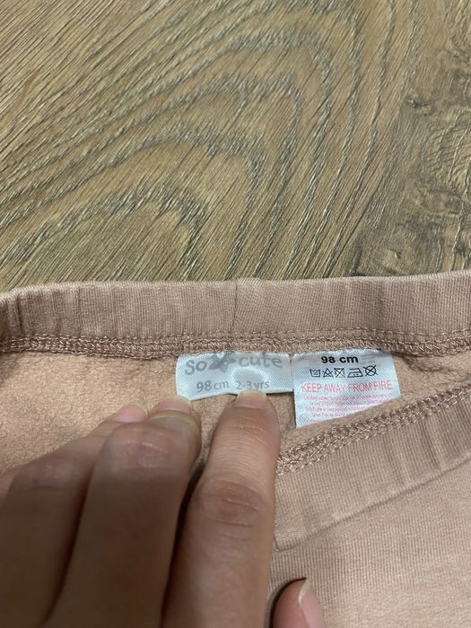 Spodnie bekkin r. 98 cieplejsze