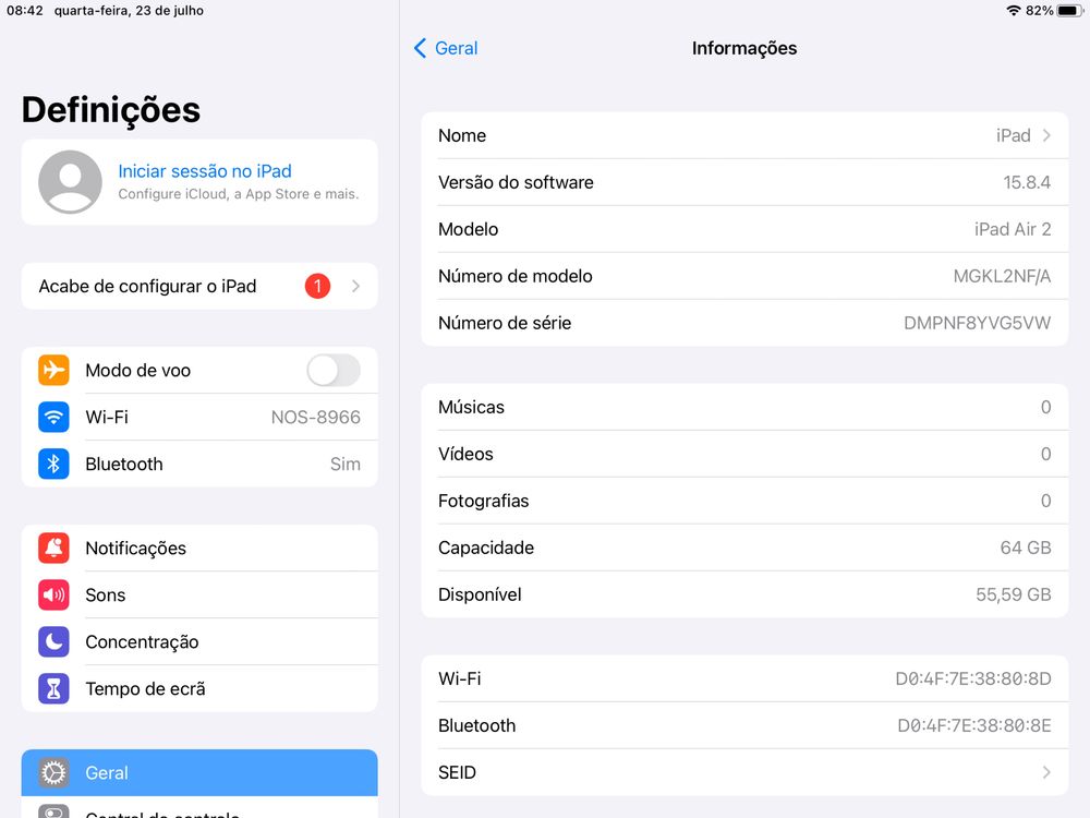 iPad Air 2 - 64 GB