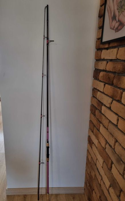 Różowy Zestaw karpiowy PROLOGIC LOTUS 360cm + kołowrotek